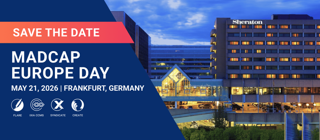 Madcap will be in Europe May 21, 2026