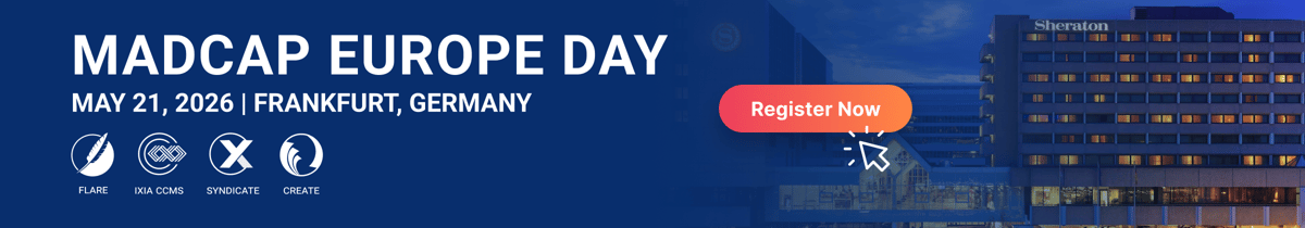 Join MadCap in Europe